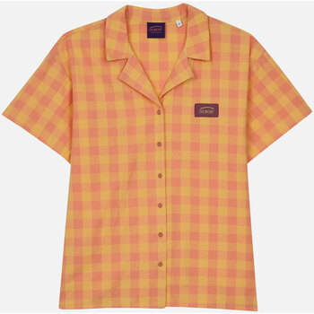 Vêtements Femme Chemises / Chemisiers Oxbow Chemise hawaienne à carreaux CAIFA Orange