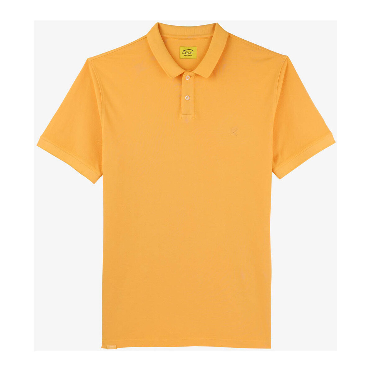 Vêtements Homme Polos manches courtes Oxbow Polo manches courtes piqué surteint NASDAK Orange