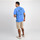 Vêtements Homme Polos manches courtes Oxbow Polo manches courtes surteint graphique NUI Bleu