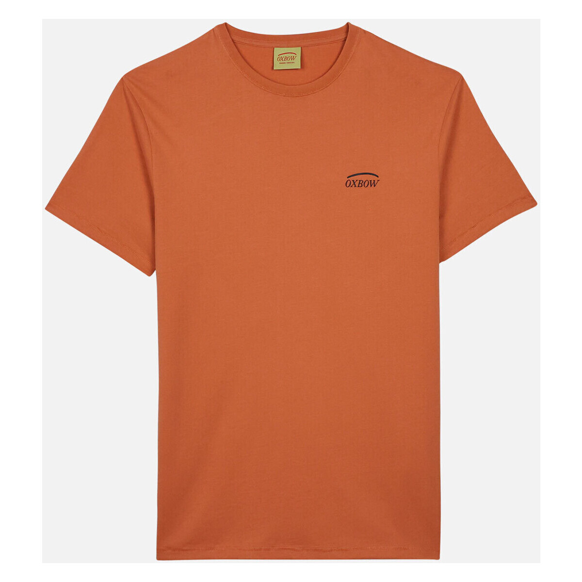 Vêtements Homme T-shirts manches courtes Oxbow Tee shirt manches courtes graphique TAPEBA Marron