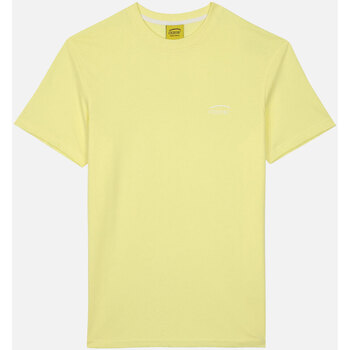 Vêtements Homme La mode responsable Oxbow Tee shirt uni logo imprimé poitrine TERONI Jaune