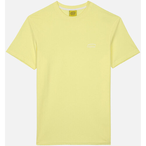 Vêtements Homme Rideaux / stores Oxbow Tee shirt uni logo imprimé poitrine TERONI Jaune