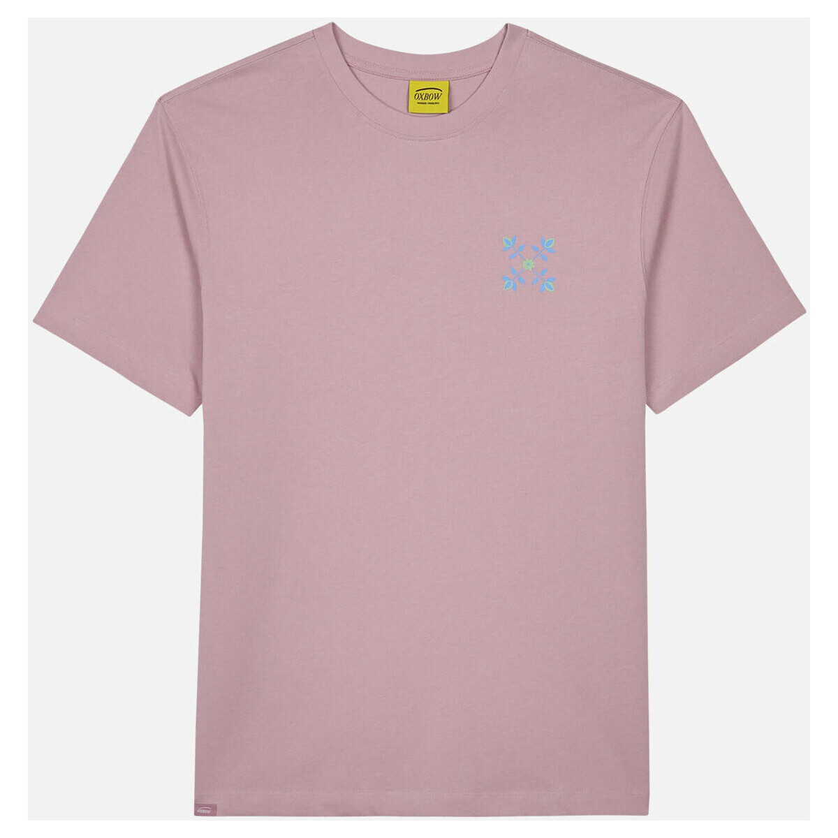 Vêtements Homme T-shirts manches courtes Oxbow Tee shirt imprimé poitrine TEREGOR Violet
