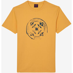 Vêtements Homme T-shirts manches courtes Oxbow Tee shirt manches courtes graphique TELLIM Orange