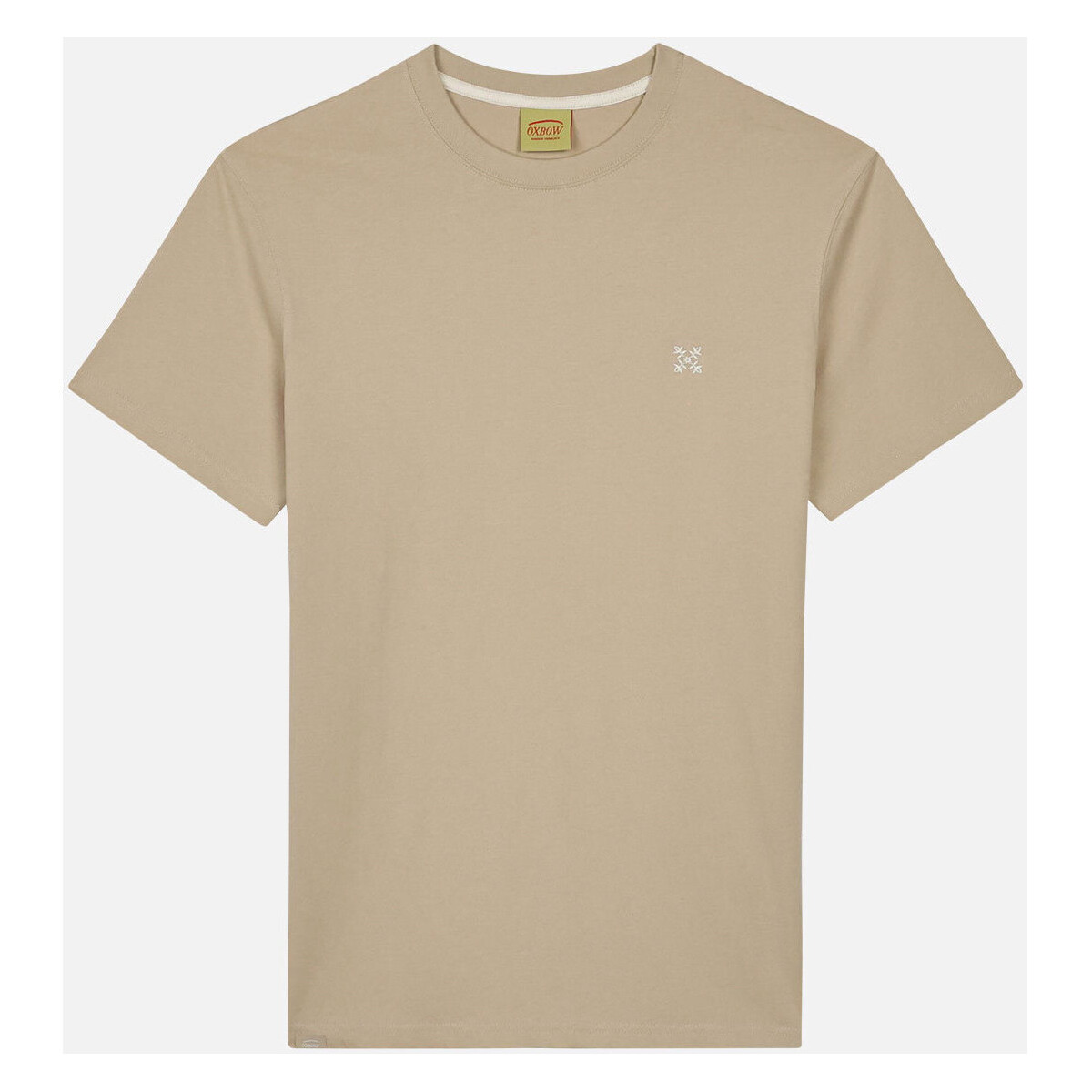 Vêtements Homme T-shirts manches courtes Oxbow Tee shirt Licensed uni 4flo brodé poitrine TEBAZ Gris
