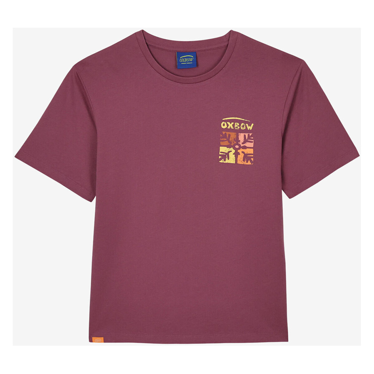 Vêtements Femme T-shirts manches courtes Oxbow Tee-shirt imprimé TOBOB Violet