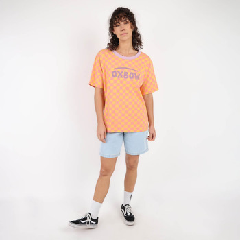 Oxbow Tee shirt imprimé allover TEAMO Orange