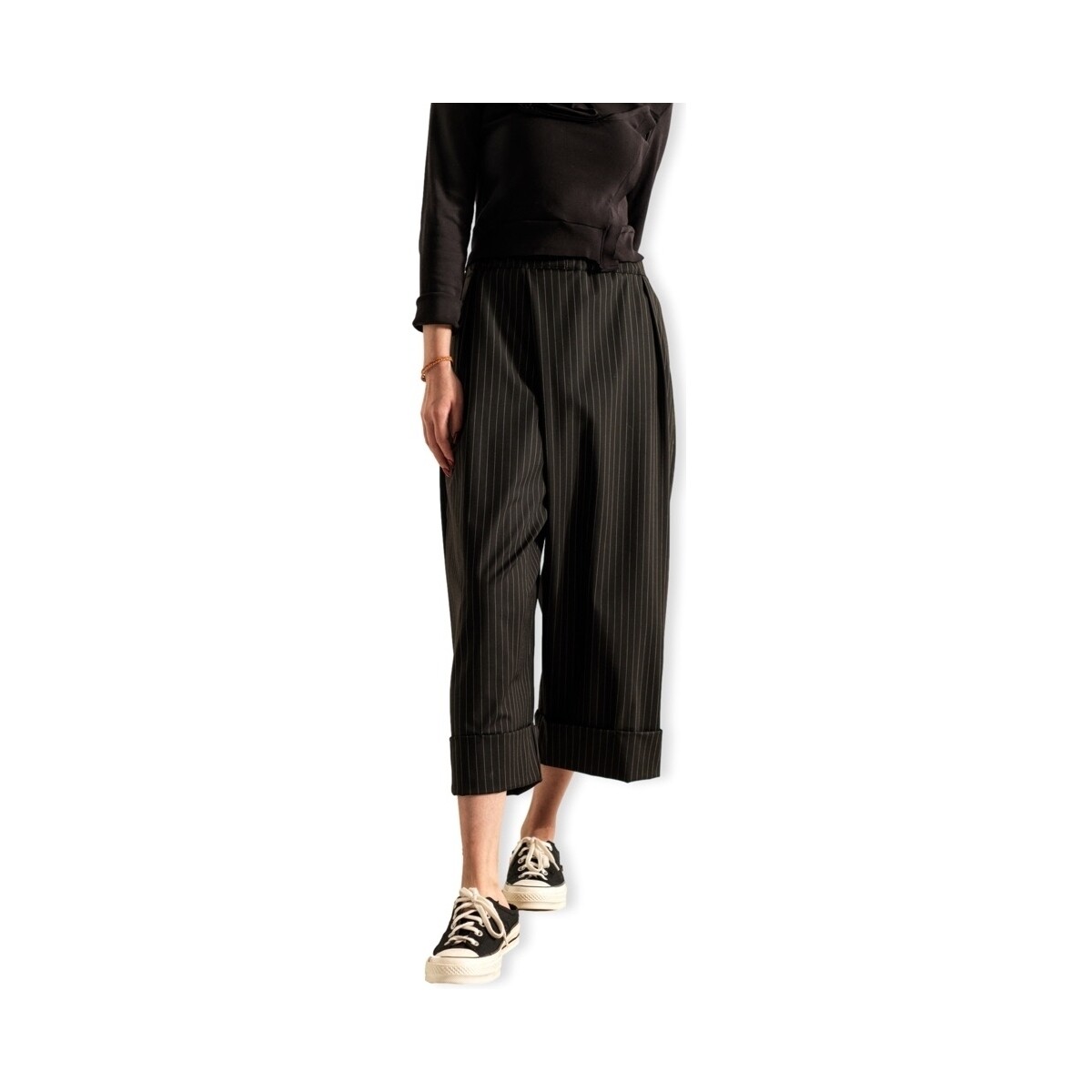 Vêtements Femme Pantalons Wendykei Trousers 823148 - Black Noir