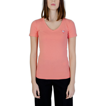 Vêtements Femme T-shirts manches courtes Guess W2YI45 J1314 Rose
