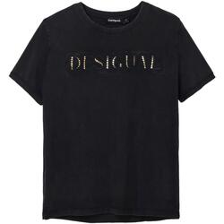 Vêtements Femme T-shirts manches courtes Desigual 24SWTK58 Noir