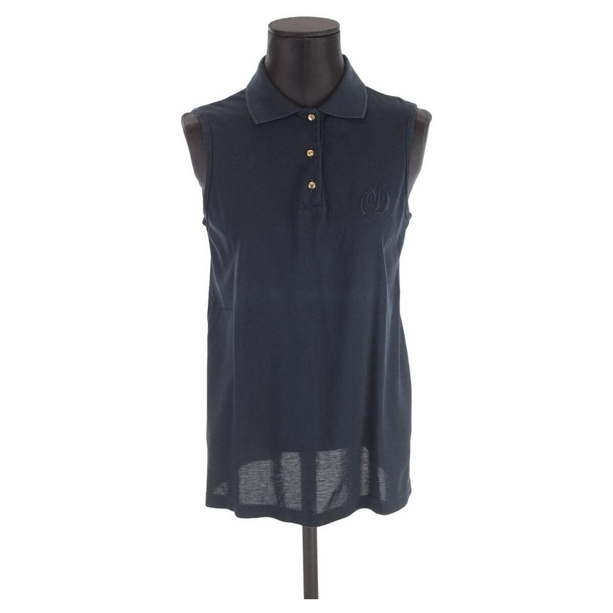 Vêtements Femme Débardeurs / T-shirts sans manche Dior Polo en coton Bleu