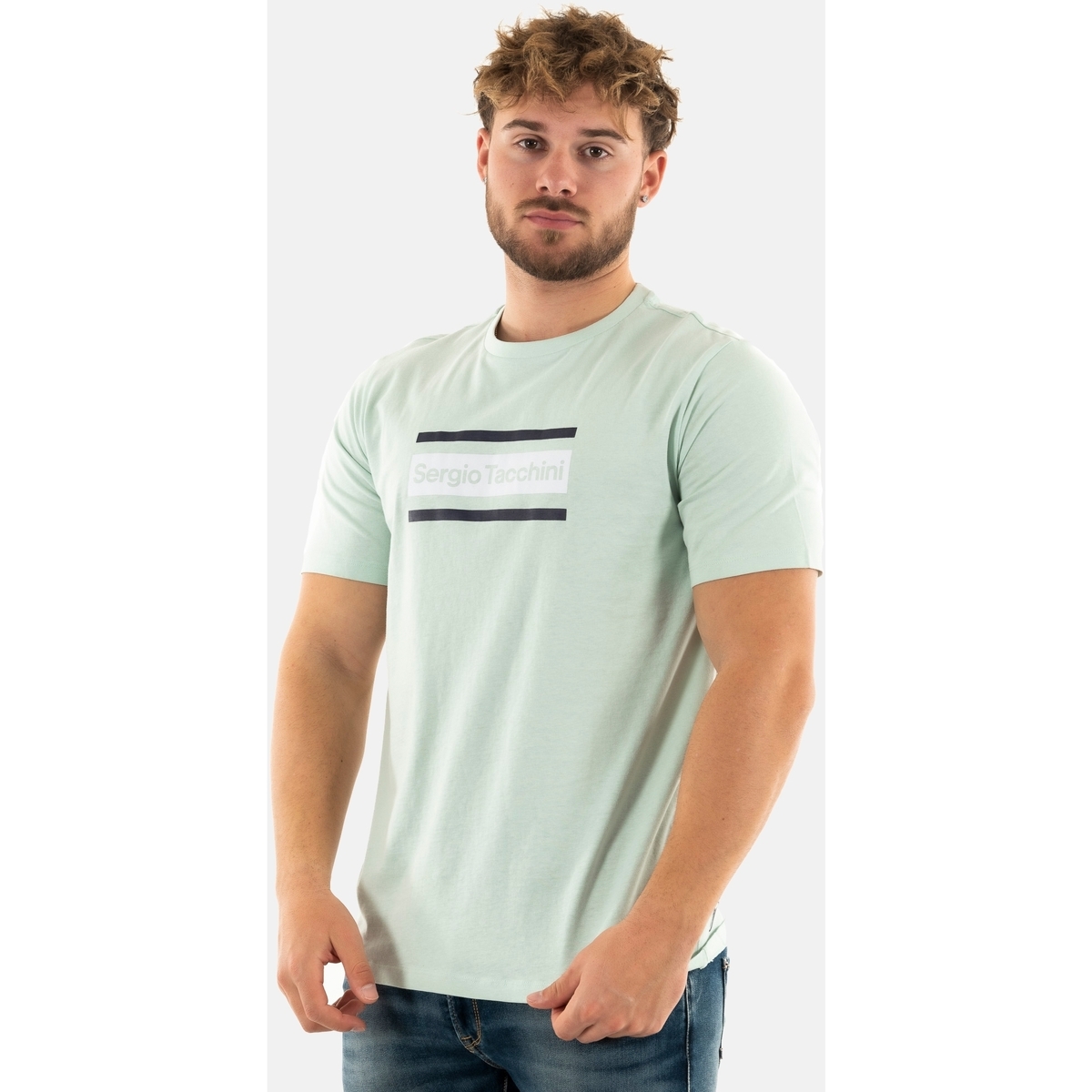 Vêtements Homme T-shirts manches courtes Sergio Tacchini 40527 Vert