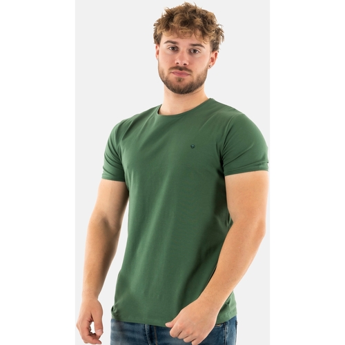 Vêtements Homme T-shirts manches courtes Benson&cherry twist Vert