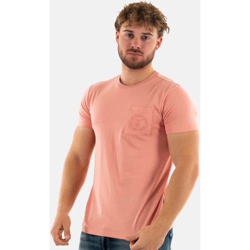 Vêtements Homme T-shirts manches courtes Le Temps des Cerises hpaia00000000mc221 Rose