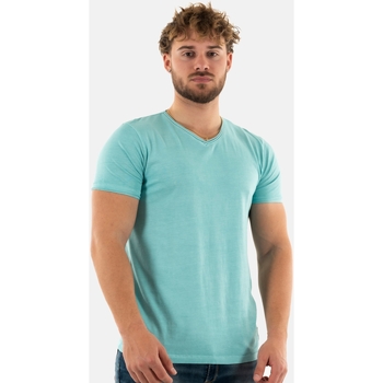 Vêtements Homme T-shirts manches courtes Le Temps des Cerises hgribs0000000mc241 Bleu