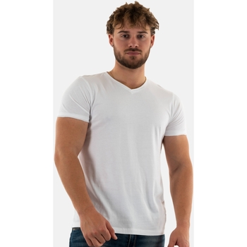Vêtements Homme T-shirts manches courtes Le Temps des Cerises hgribs0000000mc241 Blanc