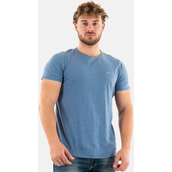 Vêtements Homme T-shirts manches courtes Tommy Jeans dm0dm09586 Bleu