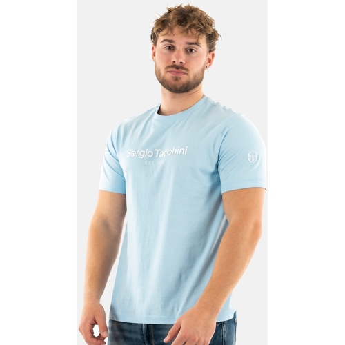 Vêtements Homme T-shirts manches Heels Sergio Tacchini 40514 Bleu