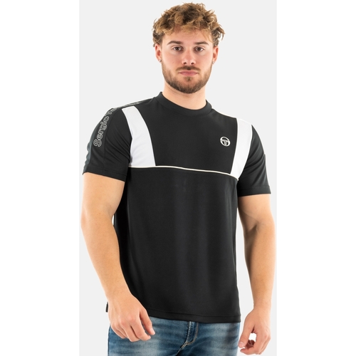 Vêtements Homme Champion Snoopy-print logo T-shirt Schwarz Sergio Tacchini 40492 Noir