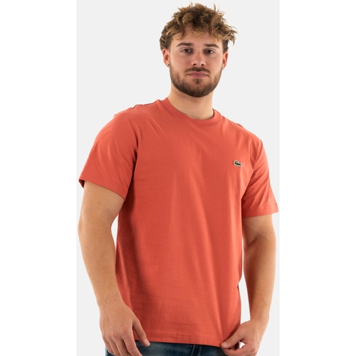 Vêtements Femme T-shirts manches courtes Lacoste th7318 Orange
