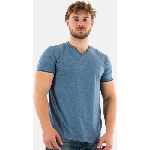 Vêtements Homme T-shirts manches courtes Benson&cherry tadeg Bleu