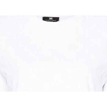Vêtements Femme T-shirts manches courtes Elisabetta Franchi ma00641e2-270 Blanc