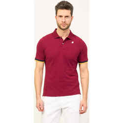 Vêtements Homme Costumein camouflage-print short-sleeved shirt K-Way Polo homme Vincent de  avec bords contrastés Rouge