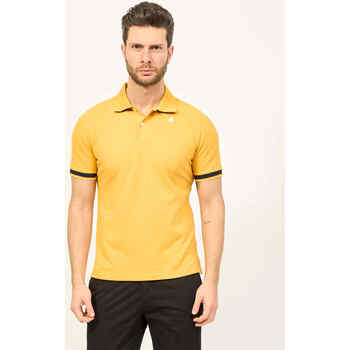 Vêtements Homme T-shirts & Polos K-Way Polo homme Vincent de  avec bords contrastés Jaune