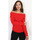 Vêtements Femme Tops / Blouses La Modeuse 70059_P163386 Rouge