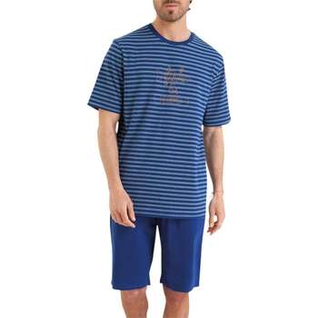 Vêtements Homme Pyjamas / Chemises de nuit Athena 163928VTPE24 Bleu