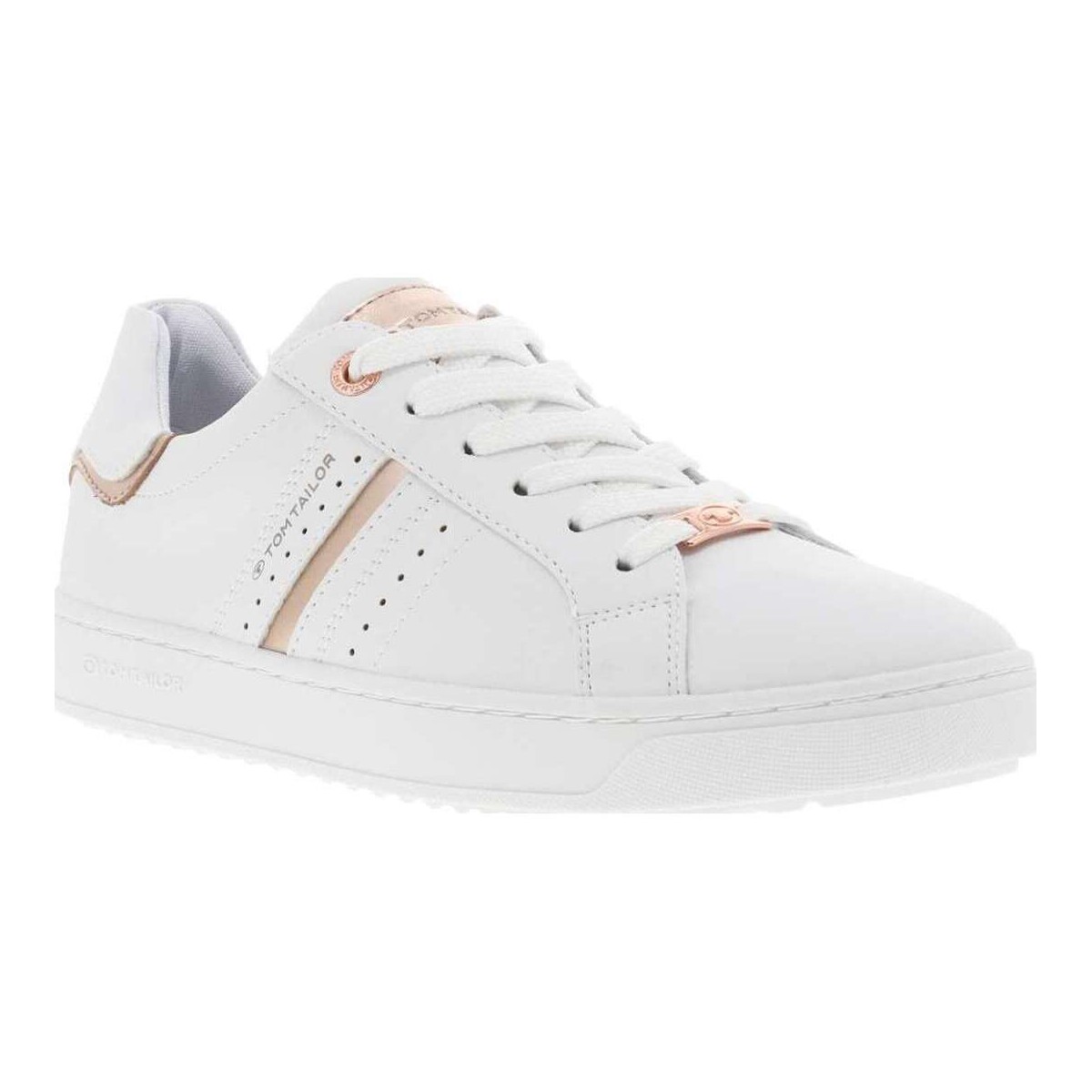 Chaussures Femme Baskets basses Tom Tailor 22476CHPE24 Blanc