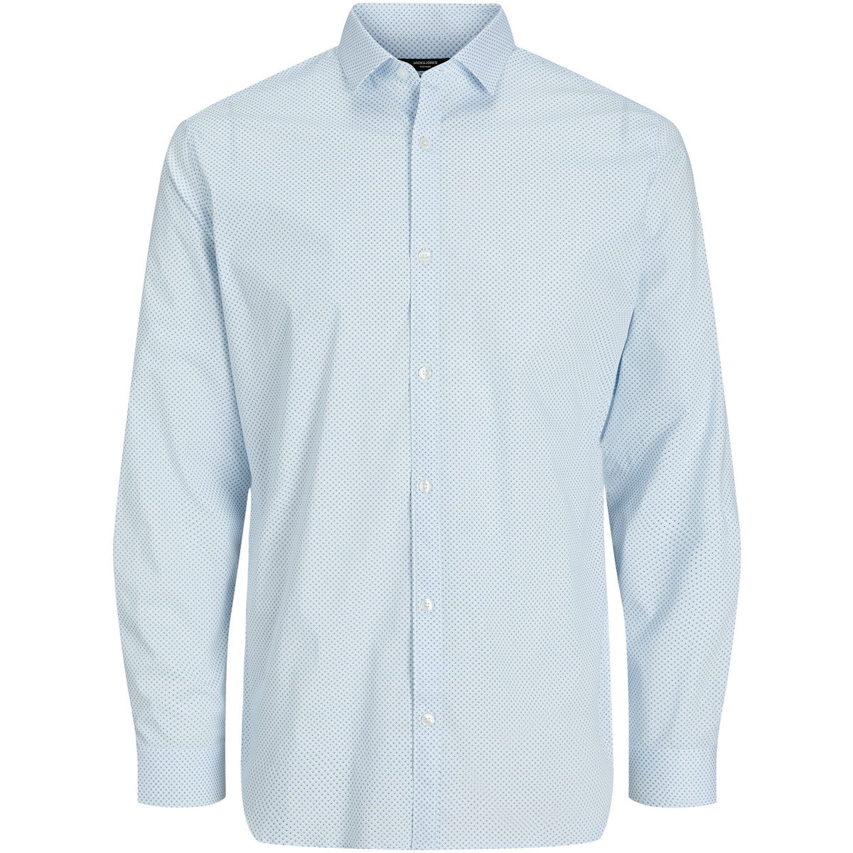 Vêtements Homme Chemises manches longues Jack & Jones Chemise coton biologique slim Bleu
