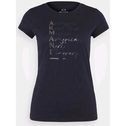 Vêtements Femme Débardeurs / T-shirts sans manche EAX 3DYT05 YJ3RZ Bleu