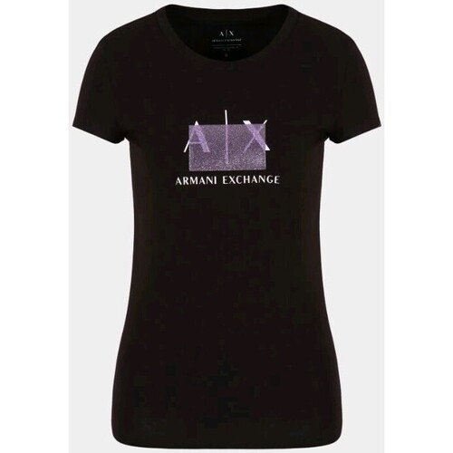 Vêtements Femme Débardeurs / T-shirts sans manche EAX 3DYT51 YJETZ Noir