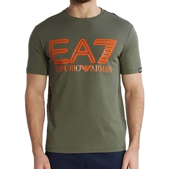 Vêtements Homme T-shirts & Polos Emporio Armani pelle EA7 T-Shirt Vert