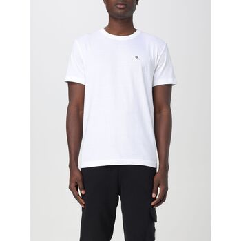 Vêtements Homme T-shirts & Polos Calvin Klein Jeans J30J325268 YAF Blanc