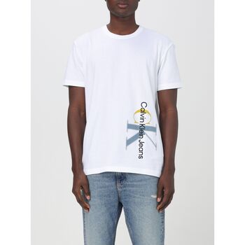 Vêtements Homme T-shirts & Polos Calvin Klein Jeans J30J324783 YAF Blanc