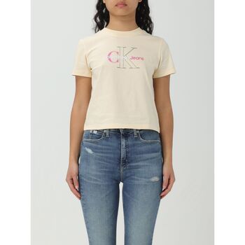 Vêtements Femme T-shirts & Polos Calvin Klein Chrono J20J222639 ZCY Beige