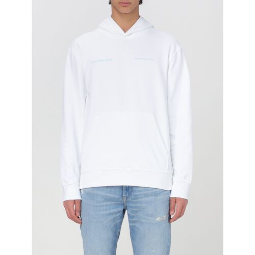 Vêtements Homme Sweats Calvin Klein Jeans track J30J325490 YAF Blanc