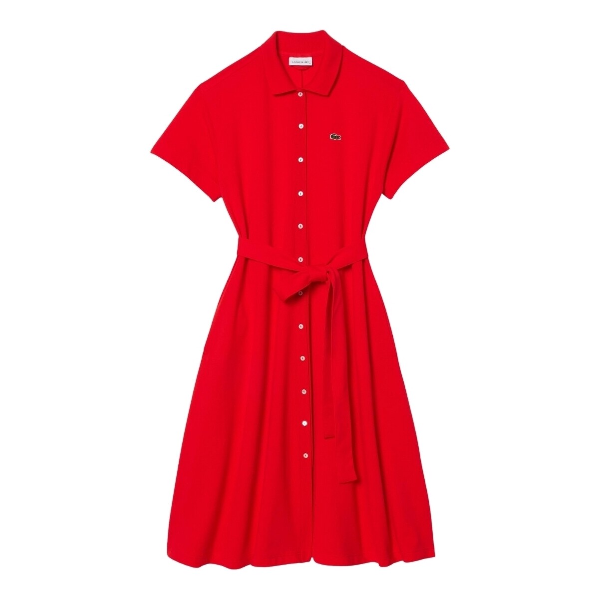 Vêtements Femme Robes Lacoste Robe polo  Ref 62399 F8M Rouge Rouge