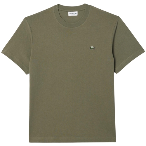 Vêtements Homme Lacoste Pastelowozielona dopasowana koszulka polo z piki Lacoste T shirt homme  Ref 62387 316 Tank Vert