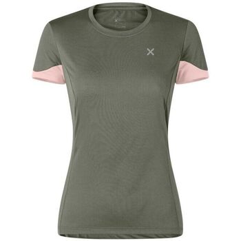 Vêtements Femme T-shirts manches courtes Montura T-shirt Join Femme Verde Salvia/Light Rose Vert