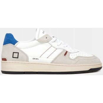 Chaussures Homme Baskets mode Date M401-C2-NY-WE - COURT 2.0-WHITE BLUETTE Blanc