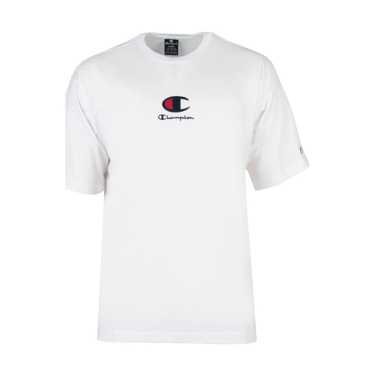 Vêtements Homme Polos manches courtes Champion Crewneck T-Shirt new Blanc