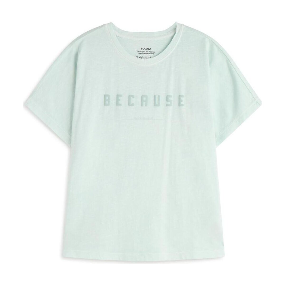 Vêtements Femme T-shirts manches courtes Ecoalf  Bleu