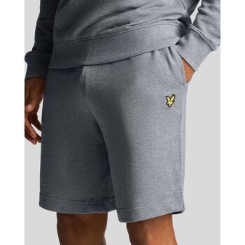 Vêtements Homme Shorts / Bermudas Lyle & Scott ML414VOG SWEAT SHORT-T28 MID GREY MARL Gris