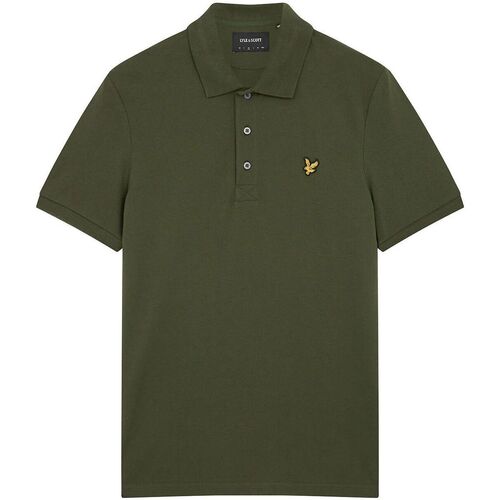 Vêtements Homme T-shirts & Polos Lyle & Scott SP400VOG POLO 30T5046 SHIRT-W485 OLIVE Vert