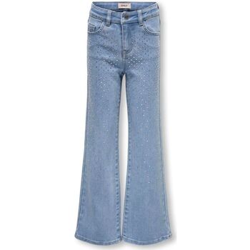 Vêtements Fille Jeans Glimmering Only 15317090 JUICY-LIGHT BLUE DENIM Bleu