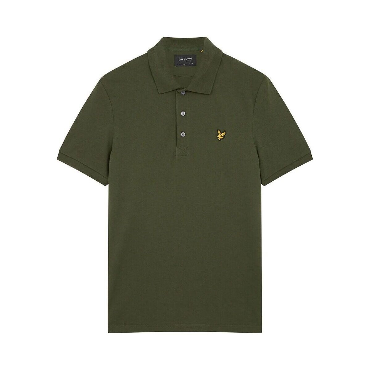 Vêtements Homme T-shirts & Polos Lyle & Scott SP400VOG POLO SHIRT-W485 OLIVE Vert