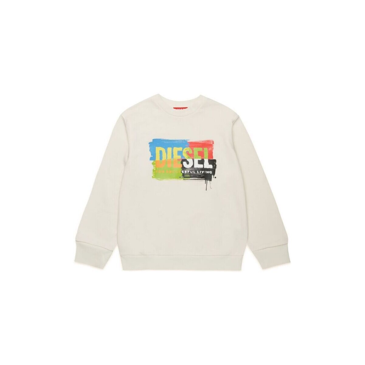 Vêtements Enfant Sweats Diesel J01774-KYAXZ - SKAND OVER-K129 Blanc